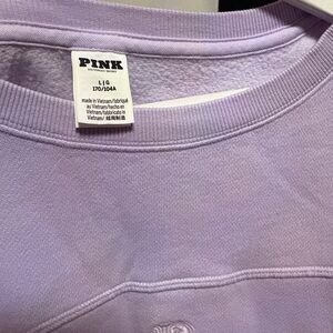 VS Pink Cropped Sweatshirt